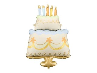 Balon foliowy Partydeco Tort, 62x104 cm (FB288) Partydeco