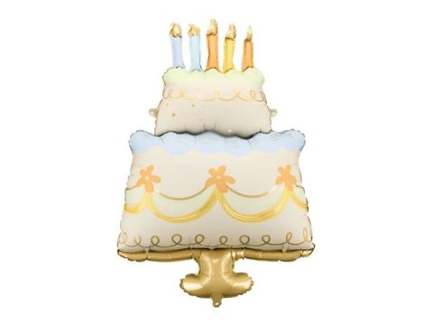 Balon foliowy Partydeco Tort, 62x104 cm (FB288) Partydeco