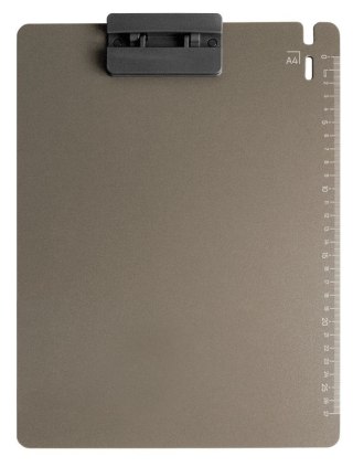 Deska z klipem (podkład do pisania) Tetis Z PODZIAŁKĄ A4 szara (BD650-S) Tetis