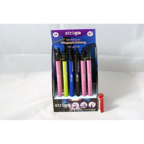 Długopis żelowy Strigo MODERN automatyczny niebieski 0,7mm (SSC463) Strigo Długopis żelowy Strigo MODERN automatyczny niebieski 0,7mm (SSC463) Strigo