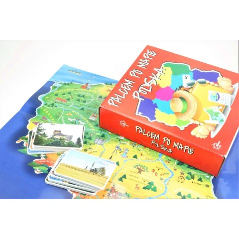 Gra planszowa Abino Palcem po mapie Polska (4183718) Abino Gra planszowa Abino Palcem po mapie Polska (4183718) Abino