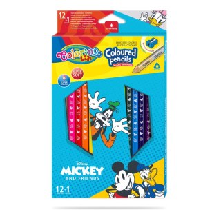 Kredki ołówkowe Patio Myszka Miki Disney Kids Colorino 13 kol. (89847PTR) Patio