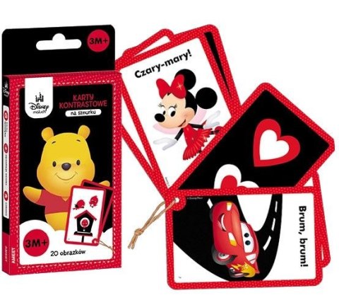 Książeczka edukacyjna Ameet Disney Maluch. Karty kontrastowe (KONX 9202) Ameet
