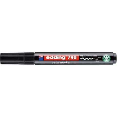 Marker olejowy Edding PCR E-790 czarny 2,0-3,0mm okrągła końcówka (ED-790PCR001) Edding Marker olejowy Edding PCR E-790 czarny 2,0-3,0mm okrągła końcówka (ED-790PCR001) Edding