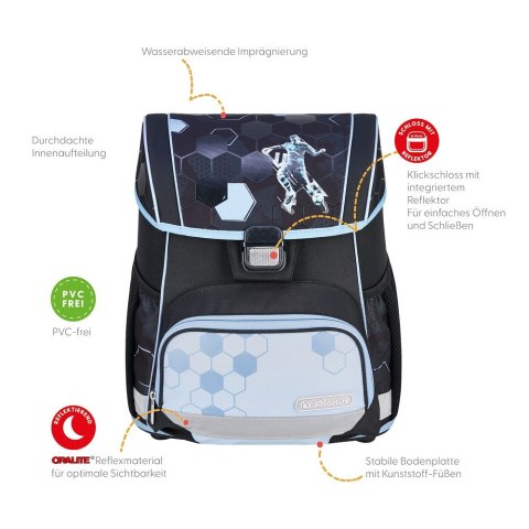 Plecak Herlitz Loop+ Cyber Soccer (400196501) Herlitz Plecak Herlitz Loop+ Cyber Soccer (400196501) Herlitz
