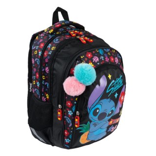 Plecak St.Majewski STITCH Black ALOHA 4 KOMORY (bpl-58) St.Majewski