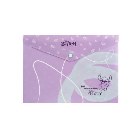 Teczka plastikowa na guzik Stitch A4 nadruk Patio (75125PTR) Patio Teczka plastikowa na guzik Stitch A4 nadruk Patio (75125PTR) Patio