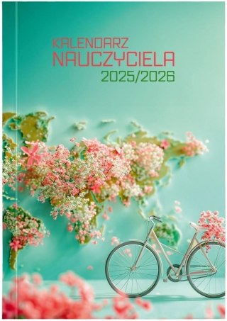 Kalendarz nauczyciela książkowy (terminarz) Wydawnictwo Wokół Nas PCV ROWER bezbarwny B6 (A5TN089B) Wydawnictwo Wokół Nas
