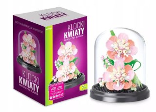 Klocki konstrukcyjne Artyk kwiaty Kamelie pod kloszem 226el (137020) Artyk