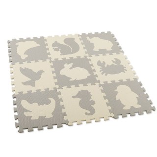 Mata dla malucha Lean Puzzle Mata piankowa zwierzęta 9 elementów (23028) Lean