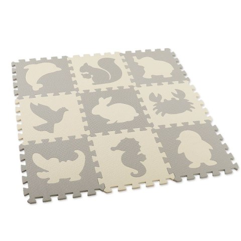 Mata dla malucha Lean Puzzle Mata piankowa zwierzęta 9 elementów (23028) Lean