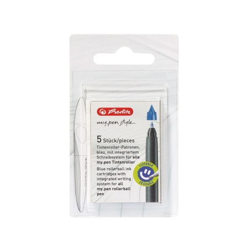 Naboje Herlitz My Pen niebieski (11378999) Herlitz Naboje Herlitz My Pen niebieski (11378999) Herlitz