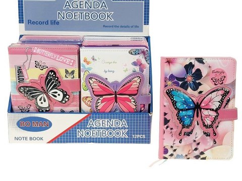 Notes Adar z motylkiem A5 krata [mm:] 180x130 (620308) Adar