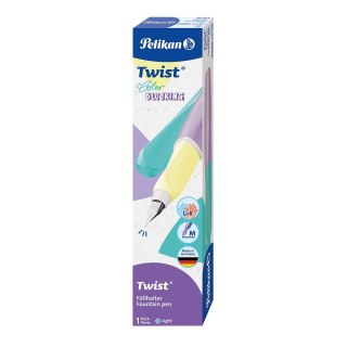 Pióro wieczne Pelikan Twist Color Blocking pastelowe (300010111) Pelikan