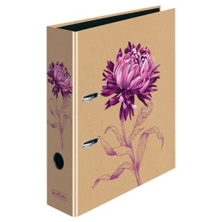 Segregator dźwigniowy Herlitz Chryzantemy max.file A4 80mm mix (300006805) Herlitz