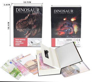 Skarbonka Lean książka dinozaur (23490) Lean