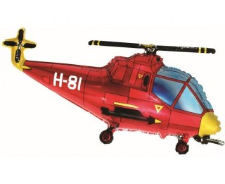 Balon foliowy Godan Helikopter (czerwony) 24cal (B901667R) Godan