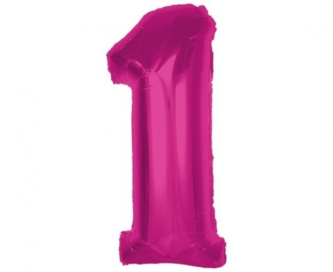 Balon foliowy Godan Smart cyfra 1, różowa, 92 cm (CH-S9R1) Godan Balon foliowy Godan Smart cyfra 1, różowa, 92 cm (CH-S9R1) Godan