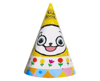 Czapka party Godan Kici kocia mix papier (PM-CKKO) Godan