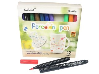 Flamaster Adar zestaw do malowania po porcelanie 12 kol. (620377) Adar