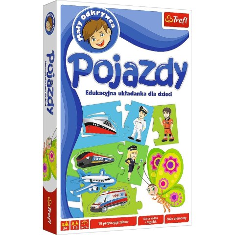 Gra edukacyjna Trefl Pojazdy - Mały odkrywca (01596) Trefl Gra edukacyjna Trefl Pojazdy - Mały odkrywca (01596) Trefl