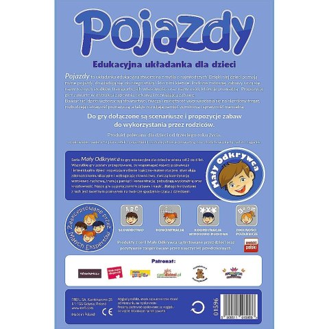 Gra edukacyjna Trefl Pojazdy - Mały odkrywca (01596) Trefl Gra edukacyjna Trefl Pojazdy - Mały odkrywca (01596) Trefl