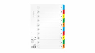 Przekładka numeryczna Tryton Bis 116 A4 biała 170g 10k 1-10 (TRY-04-02) Tryton Bis