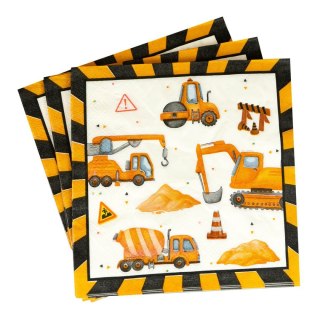 Serwetki Arpex plac budowy mix papier [mm:] 330x330 (DC4831F) Arpex