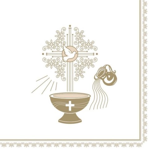 Serwetki Pol-mak chrzest różne papier [mm:] 330x330 (SL ch) Pol-mak