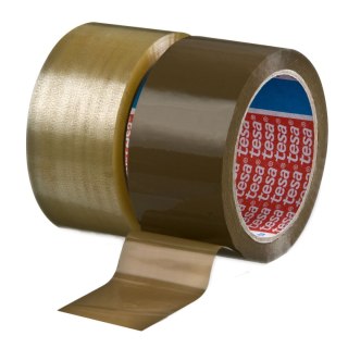 Taśma pakowa Tesa Solvent 48x66 [mm x m] brązowa (04263-00156-07TS) Tesa
