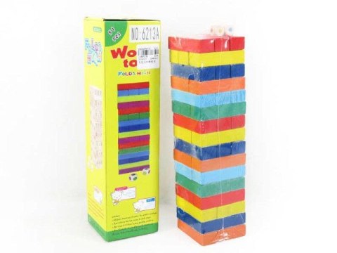 Układanka Bigtoys wieża jenga kolorowa drewniana (BGR1833) Bigtoys Układanka Bigtoys wieża jenga kolorowa drewniana (BGR1833) Bigtoys