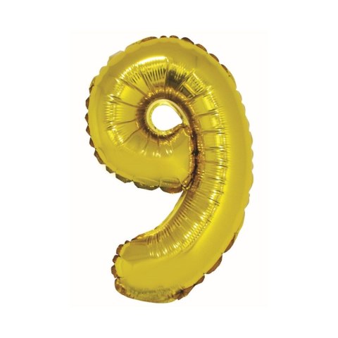 Balon foliowy Godan cyfra 9 złoty 35 cm (FG-C35Z9) Godan Balon foliowy Godan cyfra 9 złoty 35 cm (FG-C35Z9) Godan