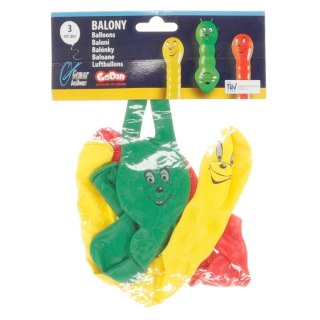 Balon gumowy Godan PREMIUM DŻDŻOWNICE 3 szt mix (GB/PG02) Godan
