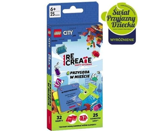 Książeczka edukacyjna Ameet LEGO® City. Recreate. Karty Wyzwań. Przygoda w mieście (ACP 6001) Ameet Książeczka edukacyjna Ameet LEGO® City. Recreate. Karty Wyzwań. Przygoda w mieście (ACP 6001) Ameet