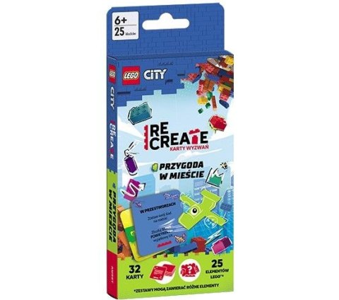 Książeczka edukacyjna Ameet LEGO® City. Recreate. Karty Wyzwań. Przygoda w mieście (ACP 6001) Ameet Książeczka edukacyjna Ameet LEGO® City. Recreate. Karty Wyzwań. Przygoda w mieście (ACP 6001) Ameet