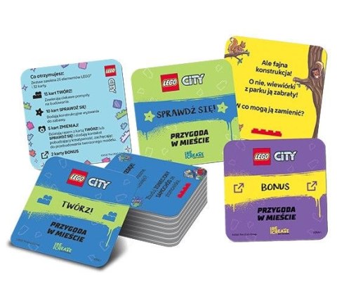 Książeczka edukacyjna Ameet LEGO® City. Recreate. Karty Wyzwań. Przygoda w mieście (ACP 6001) Ameet Książeczka edukacyjna Ameet LEGO® City. Recreate. Karty Wyzwań. Przygoda w mieście (ACP 6001) Ameet