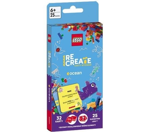 Książeczka edukacyjna Ameet LEGO® Recreate. Karty Wyzwań. Ocean (ACP 6605) Ameet Książeczka edukacyjna Ameet LEGO® Recreate. Karty Wyzwań. Ocean (ACP 6605) Ameet