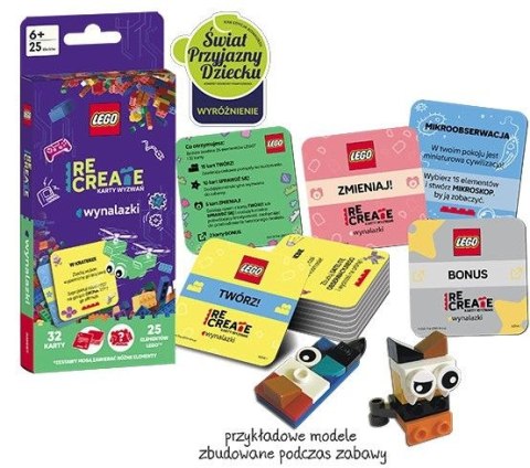 Książeczka edukacyjna Ameet LEGO® Recreate. Karty Wyzwań. Wynalazki (ACP 6608) Ameet Książeczka edukacyjna Ameet LEGO® Recreate. Karty Wyzwań. Wynalazki (ACP 6608) Ameet