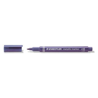 Marker permanentny Staedtler metaliczny fioletowy metaliczny 1,0-2,0mm okrągła końcówka (8323-81) Staedtler
