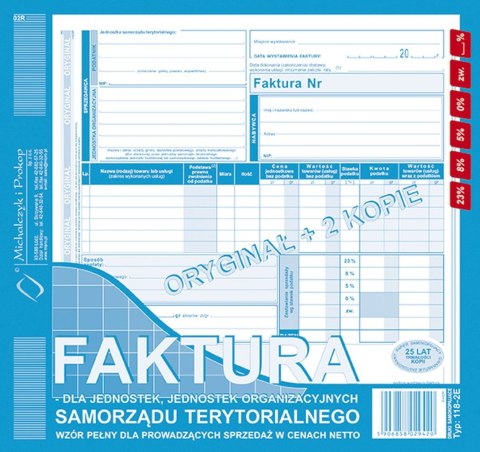 Druk offsetowy Michalczyk i Prokop faktura 2/3 A4 81k. (118-2E) Michalczyk i Prokop Druk offsetowy Michalczyk i Prokop faktura 2/3 A4 81k. (118-2E) Michalczyk i Prokop