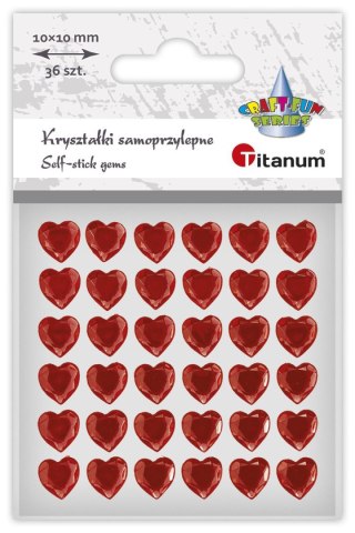 Kryształki Titanum Craft-Fun Series czerwone (24sl03139) Titanum