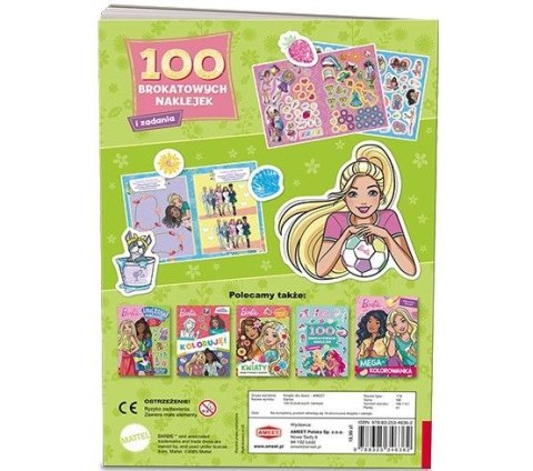 Książeczka edukacyjna Ameet Barbie™. 100 Brokatowych Naklejek (NB 1101) Ameet Książeczka edukacyjna Ameet Barbie™. 100 Brokatowych Naklejek (NB 1101) Ameet