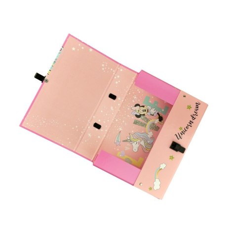 Teczka z szerokim grzbietem na klips Minnie Mouse A4 różowa Beniamin (610285) Beniamin Teczka z szerokim grzbietem na klips Minnie Mouse A4 różowa Beniamin (610285) Beniamin