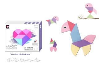 Klocki magnetyczne Lean tangram 8 el. (23551) Lean