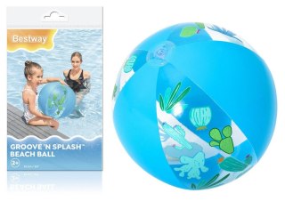 Piłka plażowa Best Way niebieska PVC PCW śr. 510mm (21415) Best Way