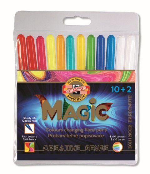 Flamaster Koh-I-Noor 12 kol. (7710/12AB) Koh-I-Noor Flamaster Koh-I-Noor 12 kol. (7710/12AB) Koh-I-Noor
