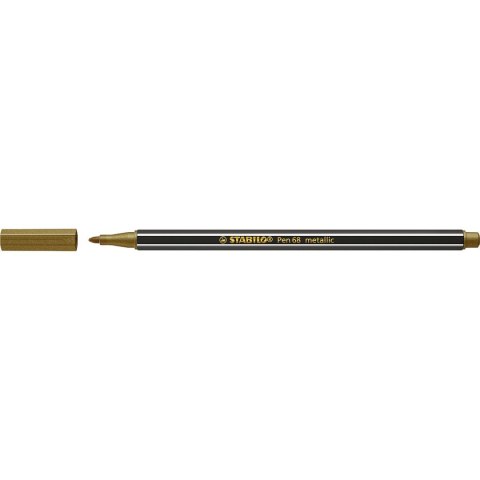 Flamaster Stabilo Pen 68 metallic złoty 1 kol. (68/810) Stabilo Flamaster Stabilo Pen 68 metallic złoty 1 kol. (68/810) Stabilo