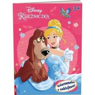 Książka dla dzieci Ameet Disney Księżniczka Kolorowanka z naklejkami Ameet