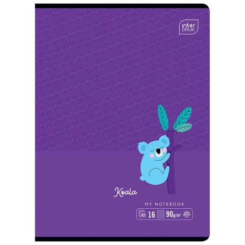 Zeszyt Interdruk B&B KIDS A5 16k. 90g linia kolor Interdruk Zeszyt Interdruk B&B KIDS A5 16k. 90g linia kolor Interdruk