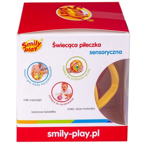 Grzechotka Smily Play miękka piłka (SP83658) Smily Play